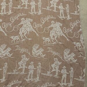 Roy Rogers Western Themed blanket